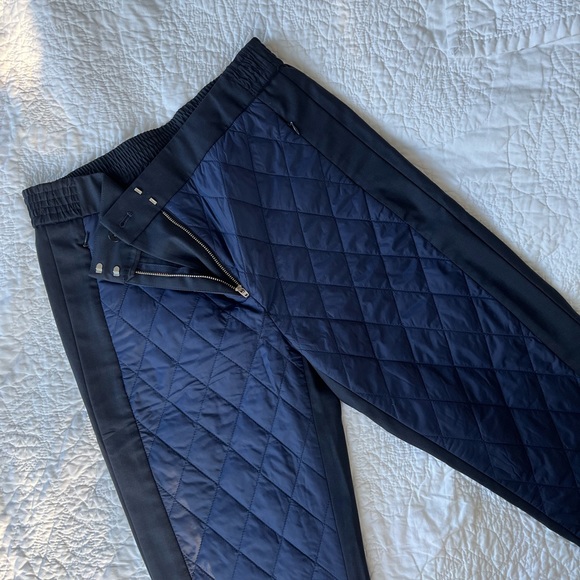 TIBI navy wool quilted pants - Picture 1 of 9